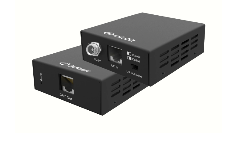 Удлинитель аудио сигнала Infobit iTrans EA300 over CAT cable, 300m